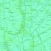 バーンパイン郡の地形図、標高、地勢