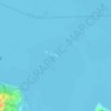 鳩離島の地形図、標高、地勢