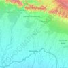 サルラヒの地形図、標高、地勢