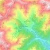 Piedicavalloの地形図、標高、地勢