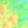 Creteの地形図、標高、地勢