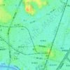 西蒲田三丁目の地形図、標高、地勢
