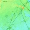旭町の地形図、標高、地勢