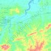 Parque Eldoradoの地形図、標高、地勢