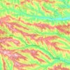raionul Călărașiの地形図、標高、地勢