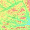 raionul Sîngereiの地形図、標高、地勢