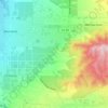 Mentoneの地形図、標高、地勢