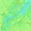 Maasgouwの地形図、標高、地勢