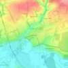 городское поселение Обояньの地形図、標高、地勢
