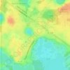 Keystone Heightsの地形図、標高、地勢
