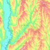 raionul Leovaの地形図、標高、地勢