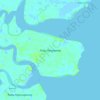 Kutai Kartanegaraの地形図、標高、地勢