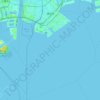 浦安市の地形図、標高、地勢