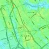 浦和区の地形図、標高、地勢