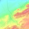 Aïn Maabedの地形図、標高、地勢