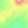 イン・ゲザム県の地形図、標高、地勢