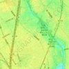 本郷町の地形図、標高、地勢