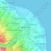 Saint-Andréの地形図、標高、地勢