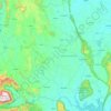 ノーンブワラムプー県の地形図、標高、地勢