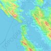 サンフランシスコの地形図、標高、地勢