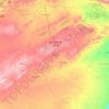 ジェルファ県の地形図、標高、地勢