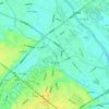 志木市の地形図、標高、地勢