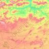 ミラ県の地形図、標高、地勢