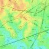 上池台四丁目の地形図、標高、地勢