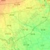 大廠県の地形図、標高、地勢