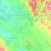 Ada Countyの地形図、標高、地勢