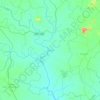 Sarathの地形図、標高、地勢