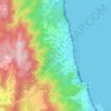 喜入瀬々串町の地形図、標高、地勢