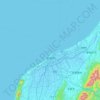新潟市の地形図、標高、地勢
