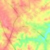 Perryvilleの地形図、標高、地勢