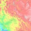 アリゾナ州の地形図、標高、地勢
