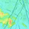 木月四丁目の地形図、標高、地勢