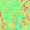 パヤオ県の地形図、標高、地勢