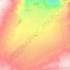 ワルグラ県の地形図、標高、地勢