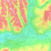 городской округ Курскの地形図、標高、地勢