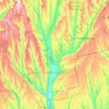 raionul Taracliaの地形図、標高、地勢