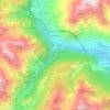 Pré-Saint-Didierの地形図、標高、地勢