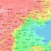 河北省の地形図、標高、地勢