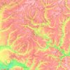 ハルキウ州の地形図、標高、地勢