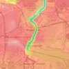 City of Niagara Fallsの地形図、標高、地勢