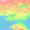 ヘルソン州の地形図、標高、地勢