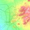 Aïn Beïda ⵄⵉⵏ ⵍⴱⴰⵢⴹⴰ عين البيضاءの地形図、標高、地勢