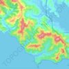 Marin Headlands (GGNRA)の地形図、標高、地勢
