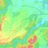 Fisher Creekの地形図、標高、地勢