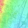 福雅里の地形図、標高、地勢