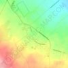 パホアの地形図、標高、地勢